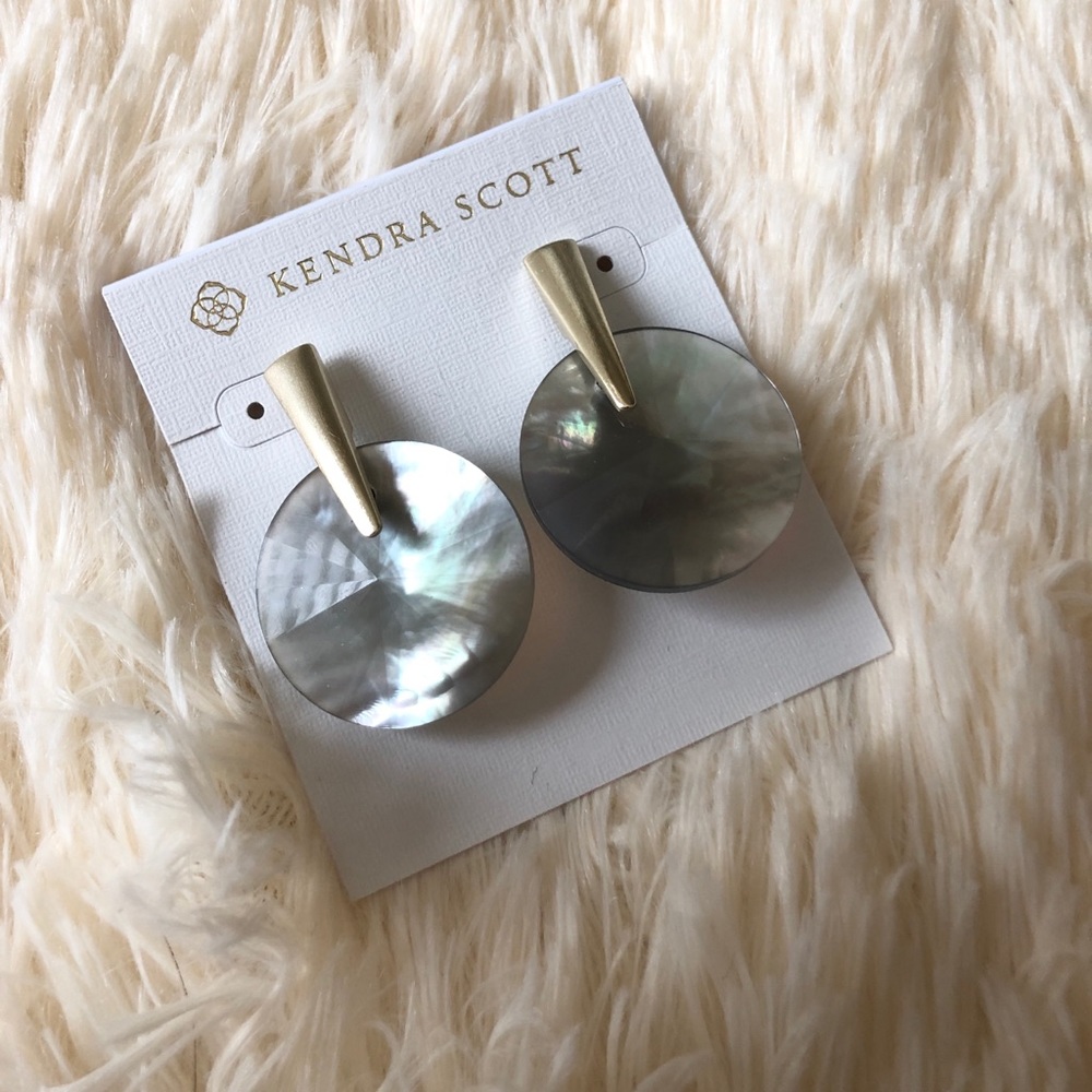 Kendra Scott Jolie Gold Drop Earrings (w. pouch)